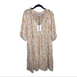 Floral Cream Dress